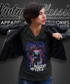 Parasite Resident Evil 4 Game V Neck TShirt
