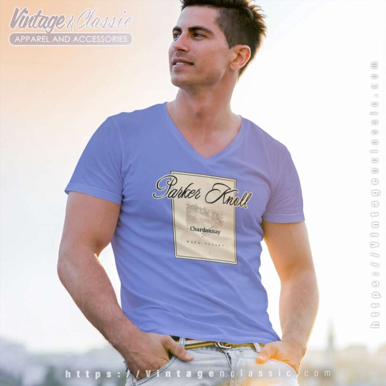 Parker Knoll Napa Valley Vineyard 1993 V Neck TShirt Parker Knoll Napa Valley Vineyard 1993 V Neck TShirt