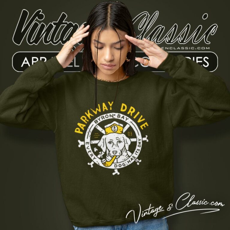 Parkway Drive Funny Dog Sweatshirt Parkway Drive Funny Dog Sweatshirt