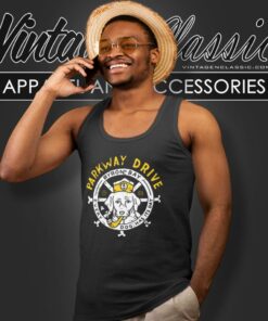 Parkway Drive Funny Dog Tank Top Racerback