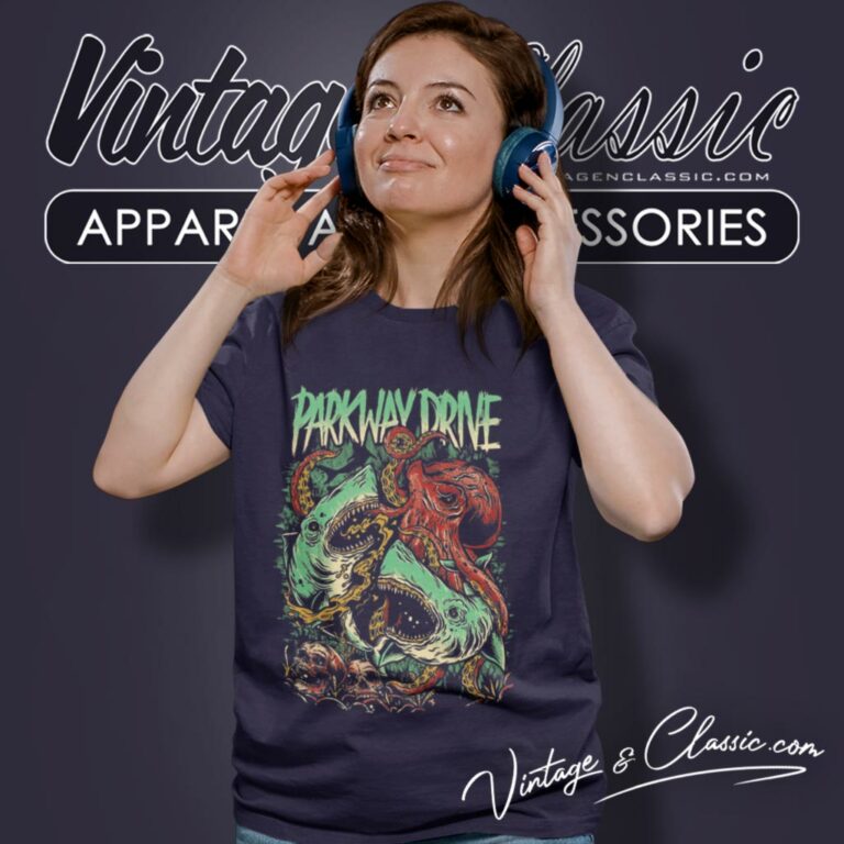 Parkway Drive Sharktopus Women T Shirt Parkway Drive Sharktopus Women T Shirt