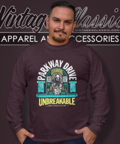 Parkway Drive Shirt Unbreakable Tour 2016 Long Sleeve Tee