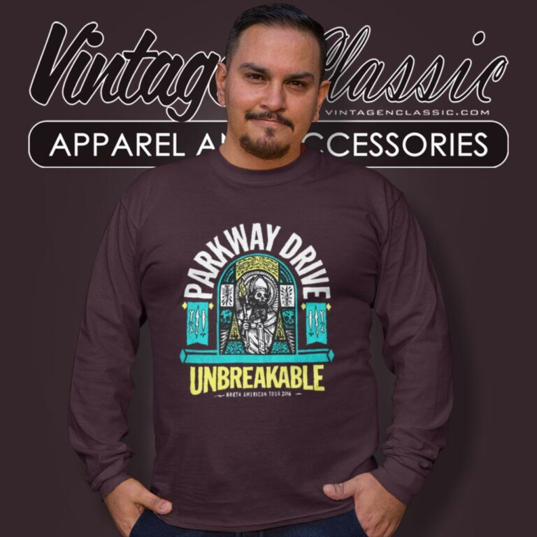 Parkway Drive Shirt Unbreakable Tour 2016 Long Sleeve Tee Parkway Drive Shirt Unbreakable Tour 2016 Long Sleeve Tee