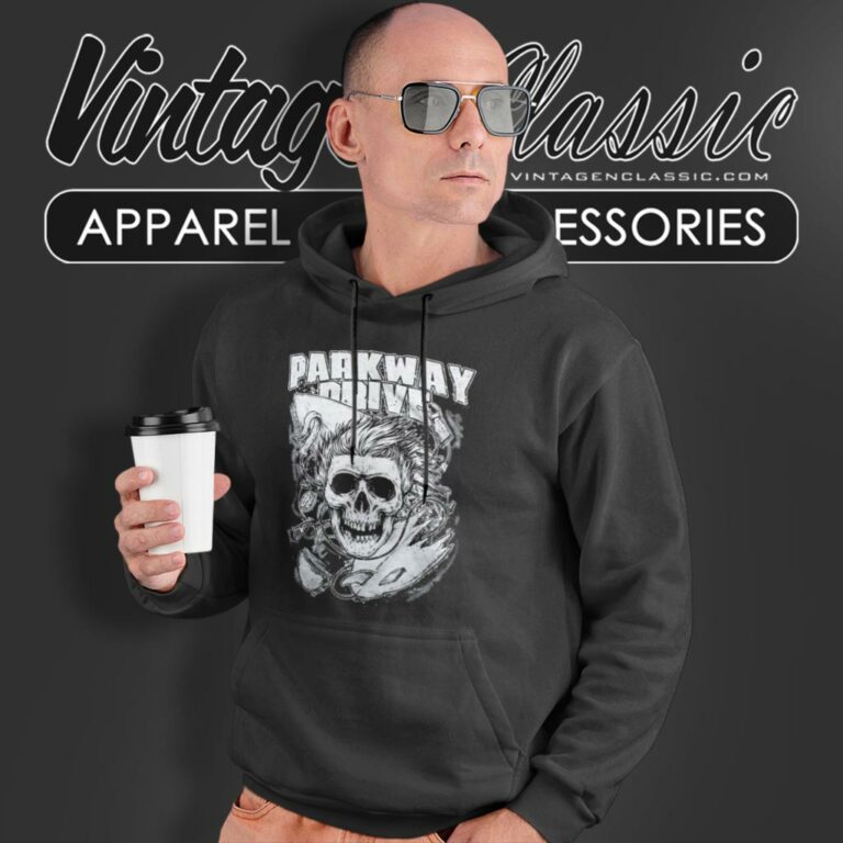Parkway Drive Surfer Skull Hoodie Parkway Drive Surfer Skull Hoodie
