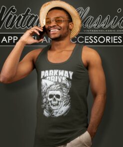Parkway Drive Surfer Skull Tank Top Racerback
