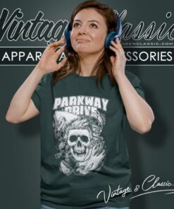 Parkway Drive Surfer Skull Women T Shirt