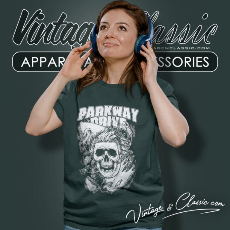 Parkway Drive Surfer Skull Women T Shirt Parkway Drive Surfer Skull Women T Shirt