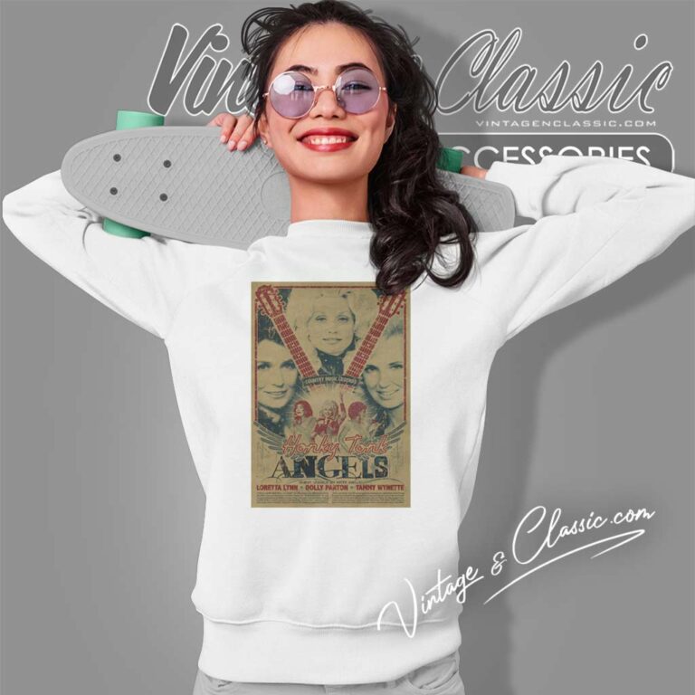 Parton Loretta Honky Tonk Angels Dolly Lynn Sweatshirt Parton Loretta Honky Tonk Angels Dolly Lynn Sweatshirt