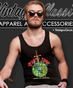 Party Time Rick And Morty Parallel World Adventure Time Tank Top Racerback