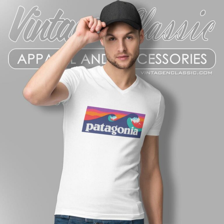 Patagonia Capilene Cool Daily Graphic V Neck TShirt Patagonia Capilene Cool Daily Graphic V Neck TShirt