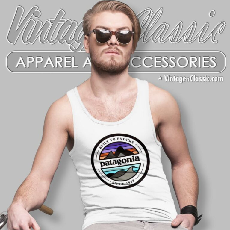 Patagonia Logo Since 1975 Tank Top Racerback Patagonia Logo Since 1975 Tank Top Racerback