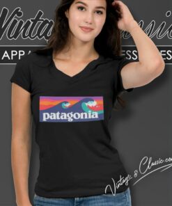 Patagonia Shirt Capilene Cool Daily Graphic 6 Patagonia Shirt Capilene Cool Daily Graphic V Neck TShirt