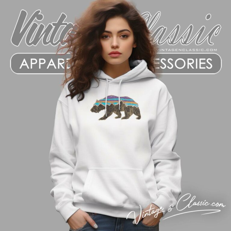 Patagonia Shirt Fitz Roy Bear Organic Hoodie Patagonia Shirt Fitz Roy Bear Organic Hoodie