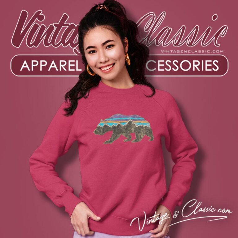 Patagonia Shirt Fitz Roy Bear Organic Sweatshirt Patagonia Shirt Fitz Roy Bear Organic Sweatshirt