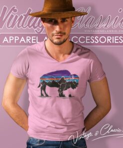 Patagonia Shirt Fitz Roy Bison Responsibili 5 Patagonia Shirt Fitz Roy Bison Responsibili V Neck TShirt