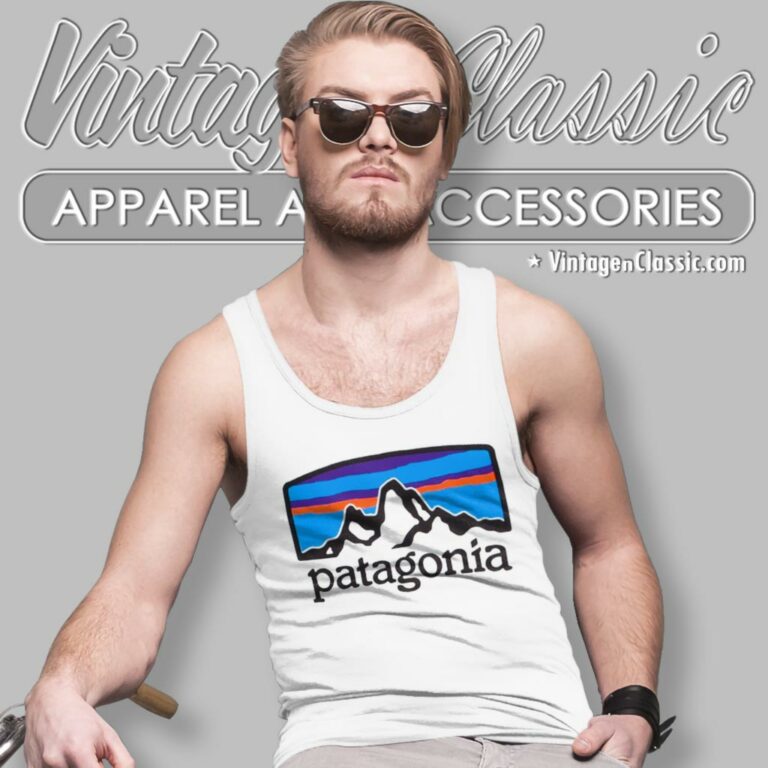 Patagonia Shirt Fitz Roy Horizons Responsibili Tank Top Racerback Patagonia Shirt Fitz Roy Horizons Responsibili Tank Top Racerback
