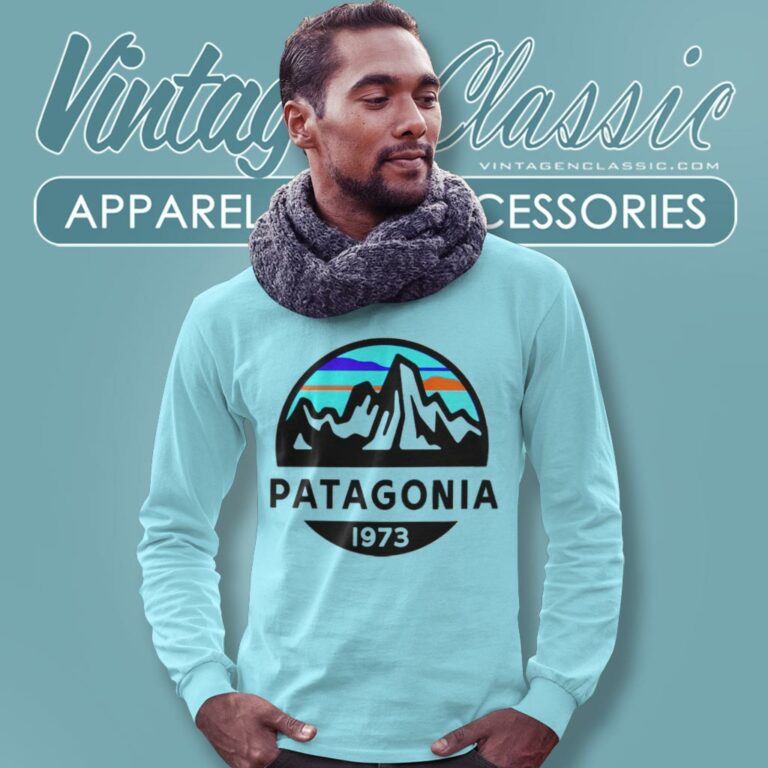 Patagonia Shirt Fitz Roy Scope Organic Long Sleeve Tee Patagonia Shirt Fitz Roy Scope Organic Long Sleeve Tee