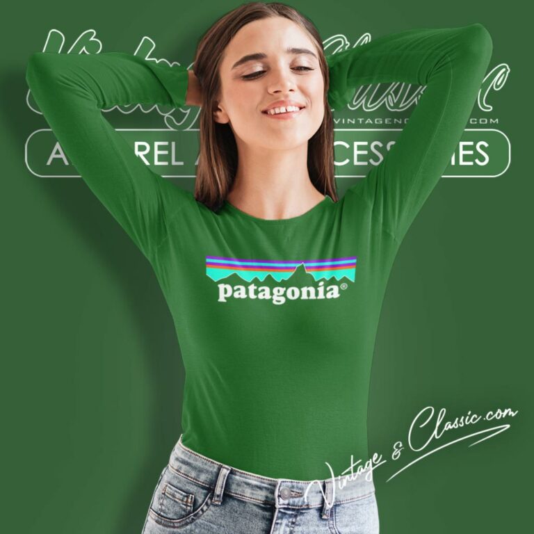 Patagonia Shirt Pastel P6 Logo Organic Long Sleeve Tee Patagonia Shirt Pastel P6 Logo Organic Long Sleeve Tee
