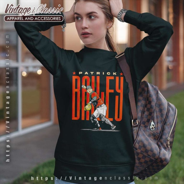 Patrick Bailey San Francisco Giants Baseball Player Sweatshirt Patrick Bailey San Francisco Giants Baseball Player Sweatshirt
