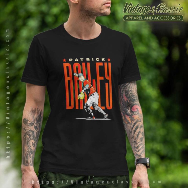 Patrick Bailey San Francisco Giants Baseball Player T Shirt Patrick Bailey San Francisco Giants Baseball Player T Shirt