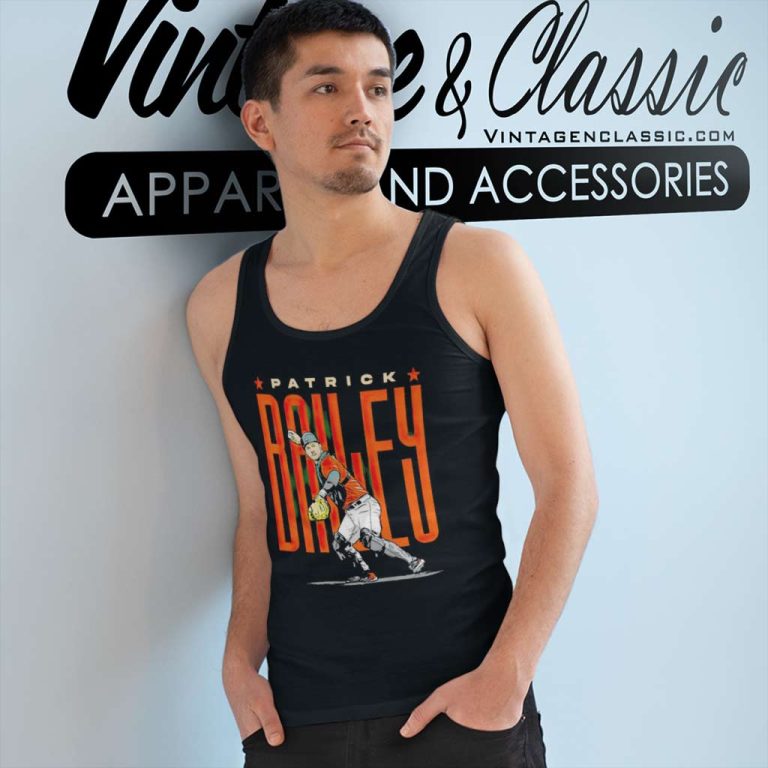 Patrick Bailey San Francisco Giants Baseball Player Tank Top Racerback Patrick Bailey San Francisco Giants Baseball Player Tank Top Racerback