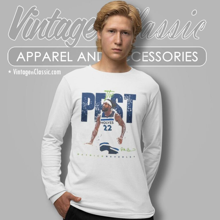 Patrick Beverley Minnesota Timberwolves Long Sleeve Tee Patrick Beverley Minnesota Timberwolves Long Sleeve Tee