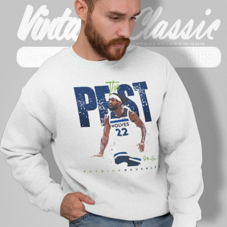 Patrick Beverley Minnesota Timberwolves Sweatshirt Patrick Beverley Minnesota Timberwolves Sweatshirt
