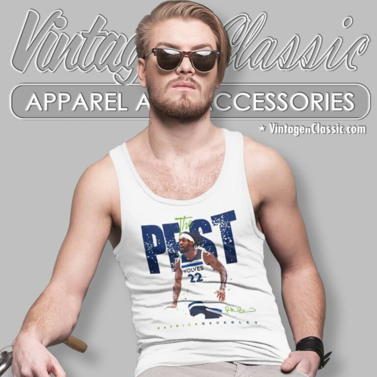 Patrick Beverley Minnesota Timberwolves Tank Top Racerback Patrick Beverley Minnesota Timberwolves Tank Top Racerback