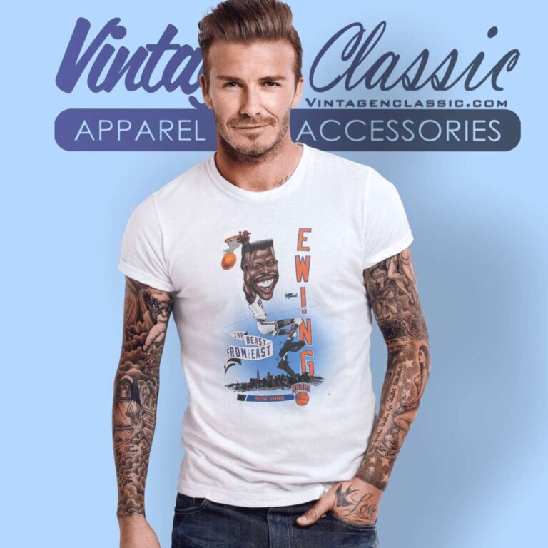 Patrick Ewing New York Knicks Mitchell Ness Salem T Shirt Patrick Ewing New York Knicks Mitchell Ness Salem T Shirt