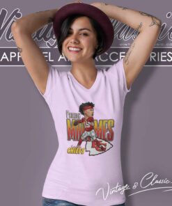 Patrick Mahomes Kansas City Chiefs V Neck TShirt 1