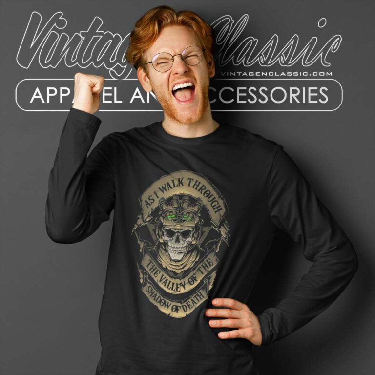 Patriot Shirt Club As I Walk Through The Valley Of The Shadow Of Death Long Sleeve Tee Patriot Shirt Club As I Walk Through The Valley Of The Shadow Of Death Long Sleeve Tee