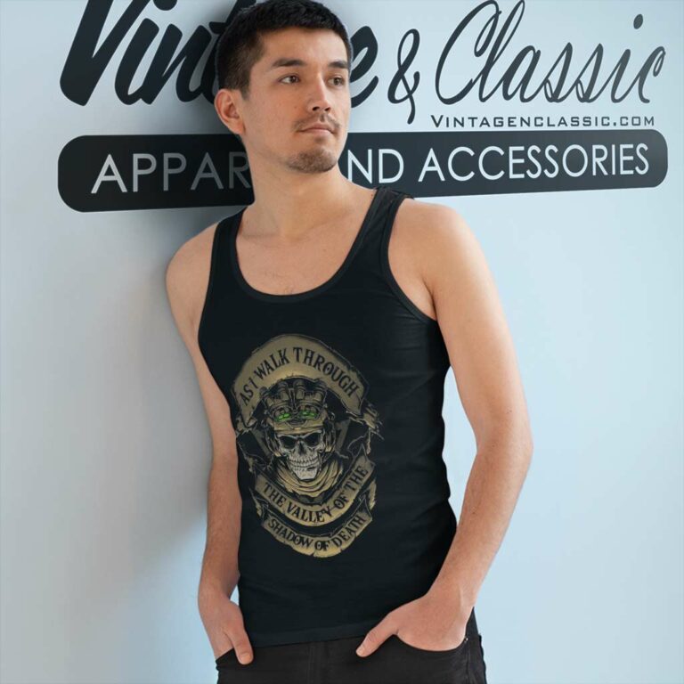 Patriot Shirt Club As I Walk Through The Valley Of The Shadow Of Death Tank Top Racerback Patriot Shirt Club As I Walk Through The Valley Of The Shadow Of Death Tank Top Racerback