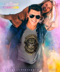 Patriot Shirt Club As I Walk Through The Valley Of The Shadow Of Death V Neck TShirt