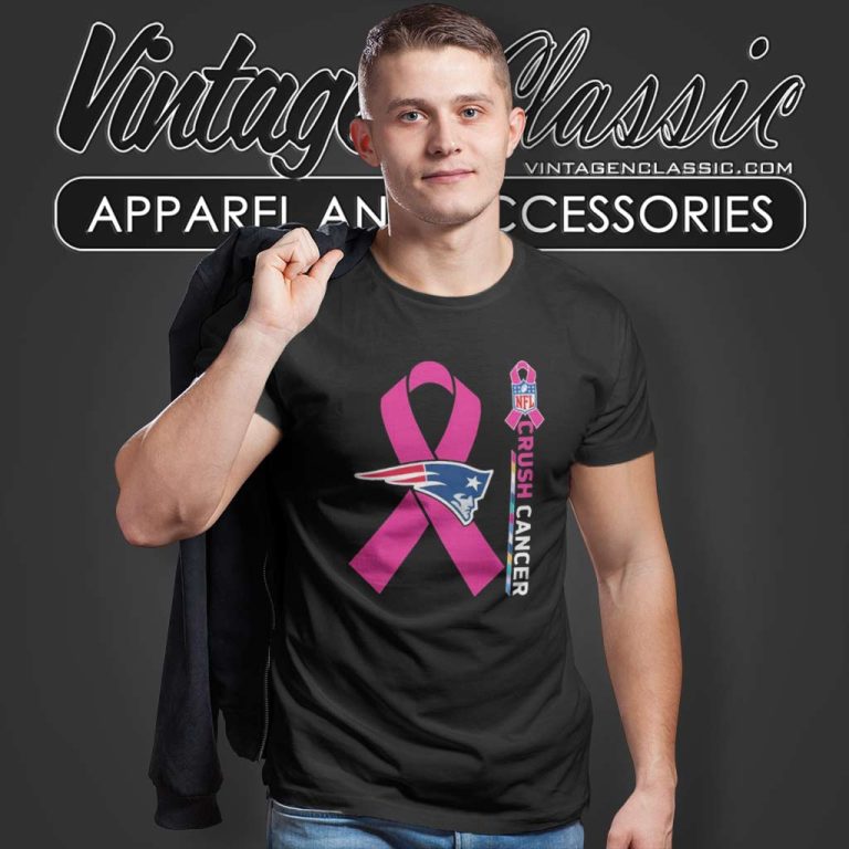 Patriots Nfl Crush Cancer 2023 T Shirt Patriots Nfl Crush Cancer 2023 T Shirt