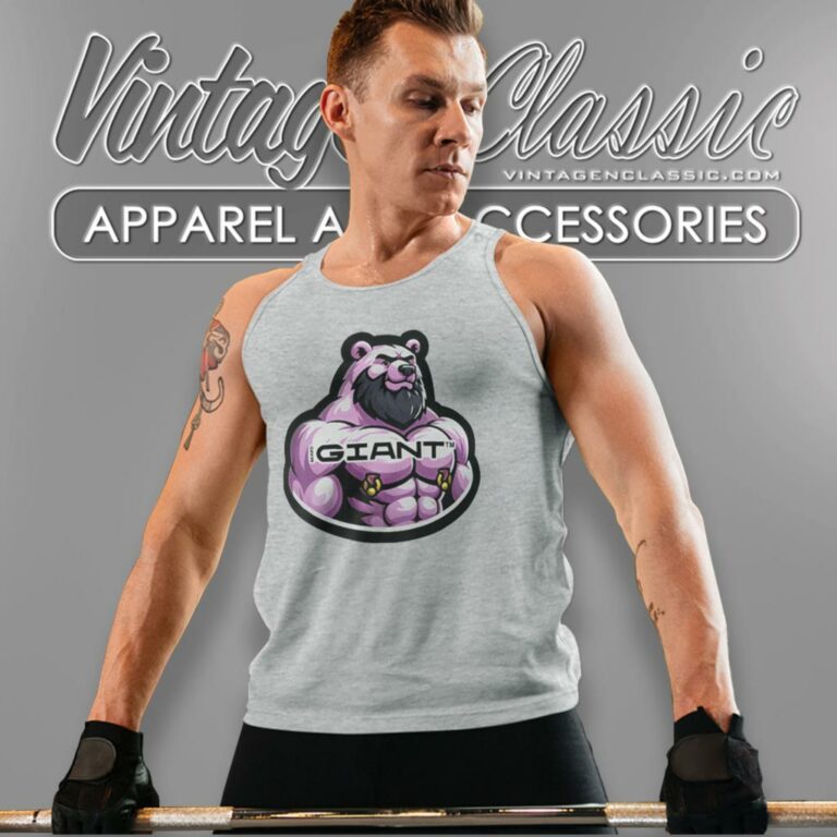 Paul Bunyans Giant Beard Bear Tank Top Racerback Paul Bunyans Giant Beard Bear Tank Top Racerback