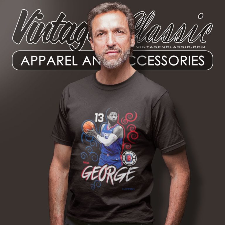 Paul George La Clippers Player Name Number Competitor T Shirt Paul George La Clippers Player Name Number Competitor T Shirt