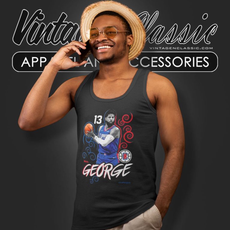 Paul George La Clippers Player Name Number Competitor Tank Top Racerback Paul George La Clippers Player Name Number Competitor Tank Top Racerback