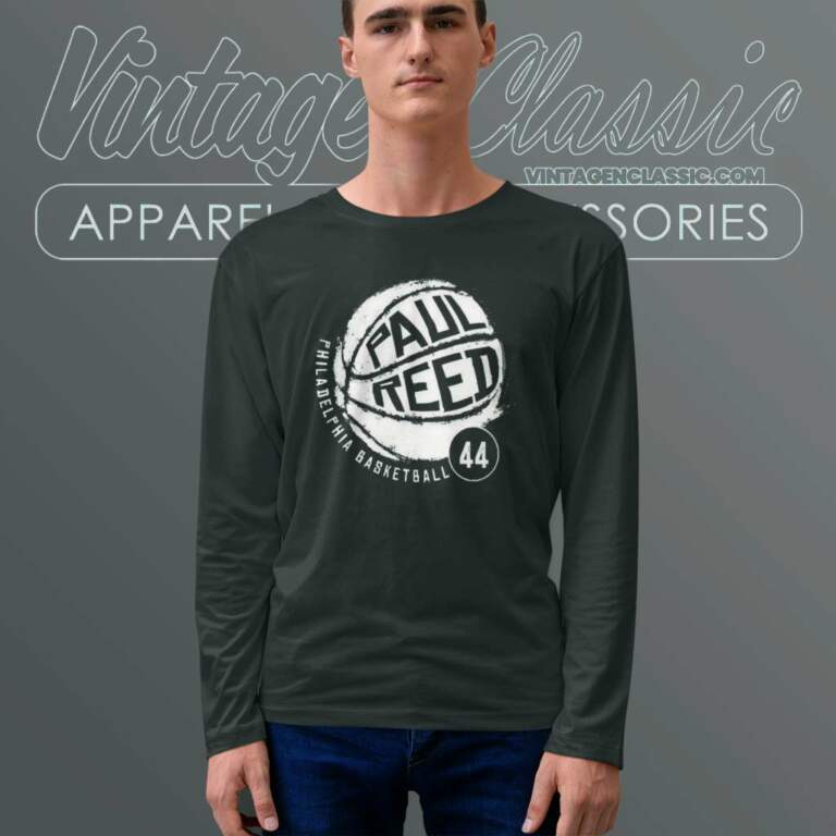 Paul Reed 44 Phialdelphia Baseketball Long Sleeve Tee Paul Reed 44 Phialdelphia Baseketball Long Sleeve Tee