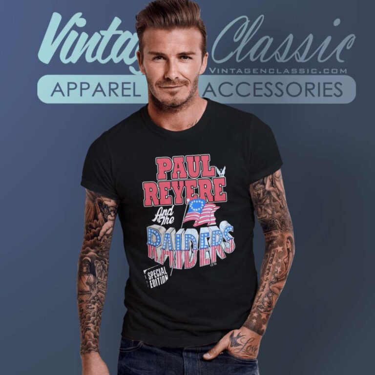 Paul Revere And The Raiders 40 Years T Shirt Paul Revere And The Raiders 40 Years T Shirt