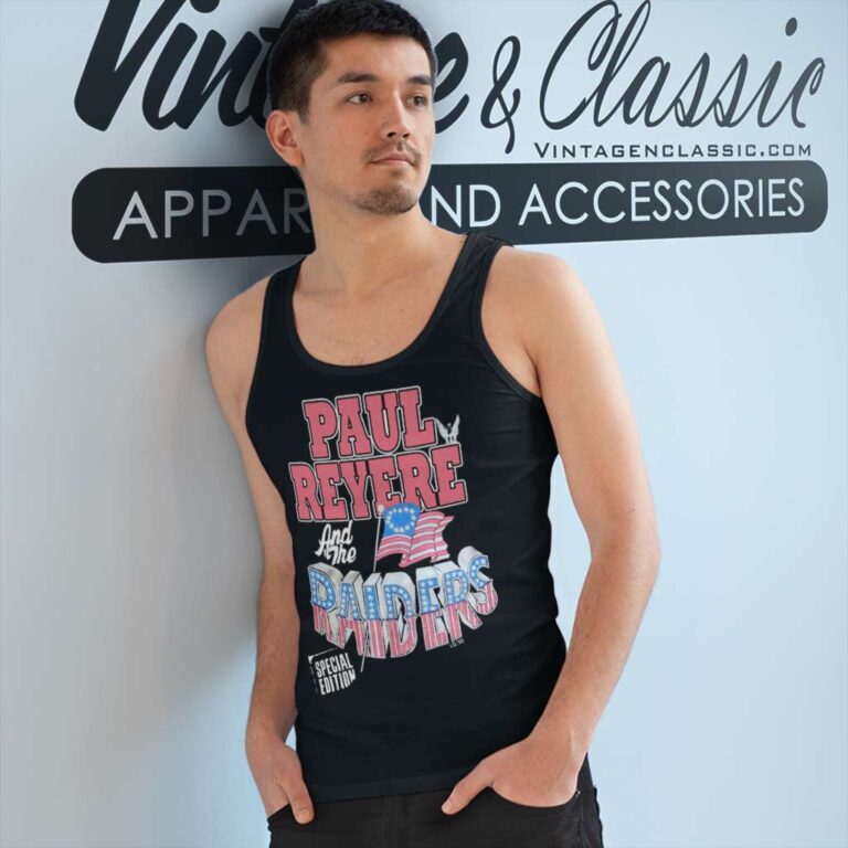 Paul Revere And The Raiders 40 Years Tank Top Racerback Paul Revere And The Raiders 40 Years Tank Top Racerback