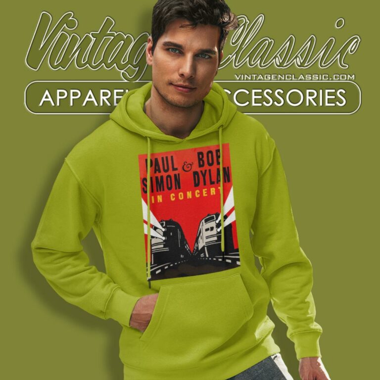 Paul Simon Bob Dylan In Concert Hoodie Paul Simon Bob Dylan In Concert Hoodie