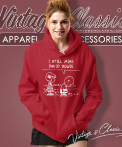 Peanuts Charlie Brown I Still Miss David Bowie Hoodie