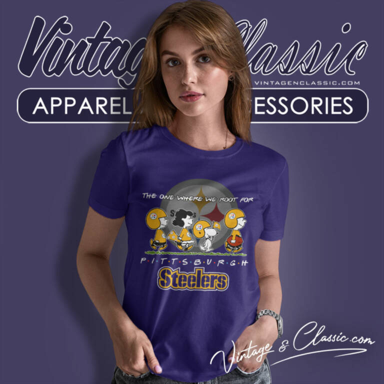 Peanuts One Where We Root For Steelers Women T Shirt Peanuts One Where We Root For Steelers Women T Shirt