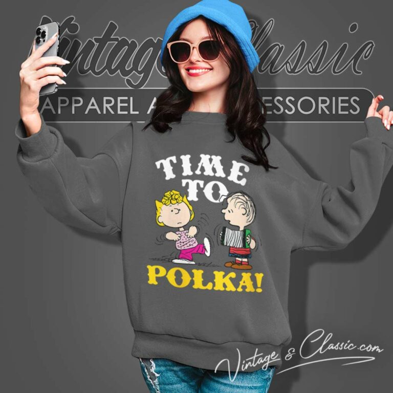 Peanuts Sally Brown Time To Polka Sweatshirt Peanuts Sally Brown Time To Polka Sweatshirt