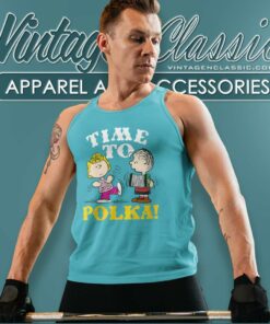 Peanuts Sally Brown Time To Polka Tank Top Racerback