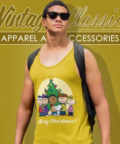 Peanuts Snoopy A Very Merry Christmas Tank Top Racerback