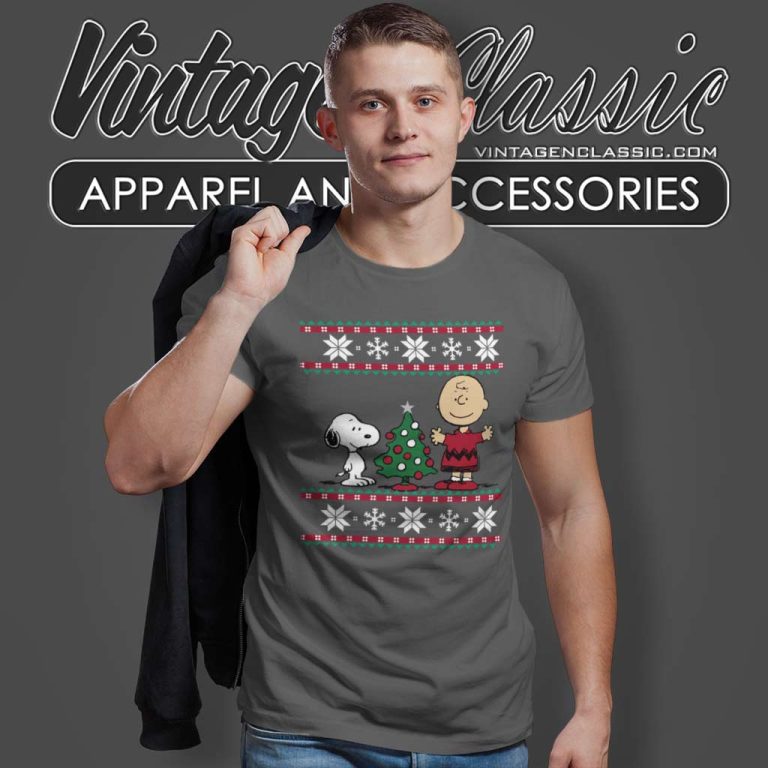Peanuts Snoopy And Charlie Christmas T Shirt Peanuts Snoopy And Charlie Christmas T Shirt