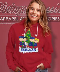 Peanuts Snoopy Buffalo Bills Xmas Hoodie