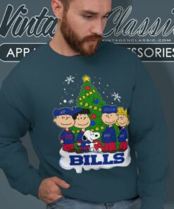 Peanuts Snoopy Buffalo Bills Xmas Sweatshirt