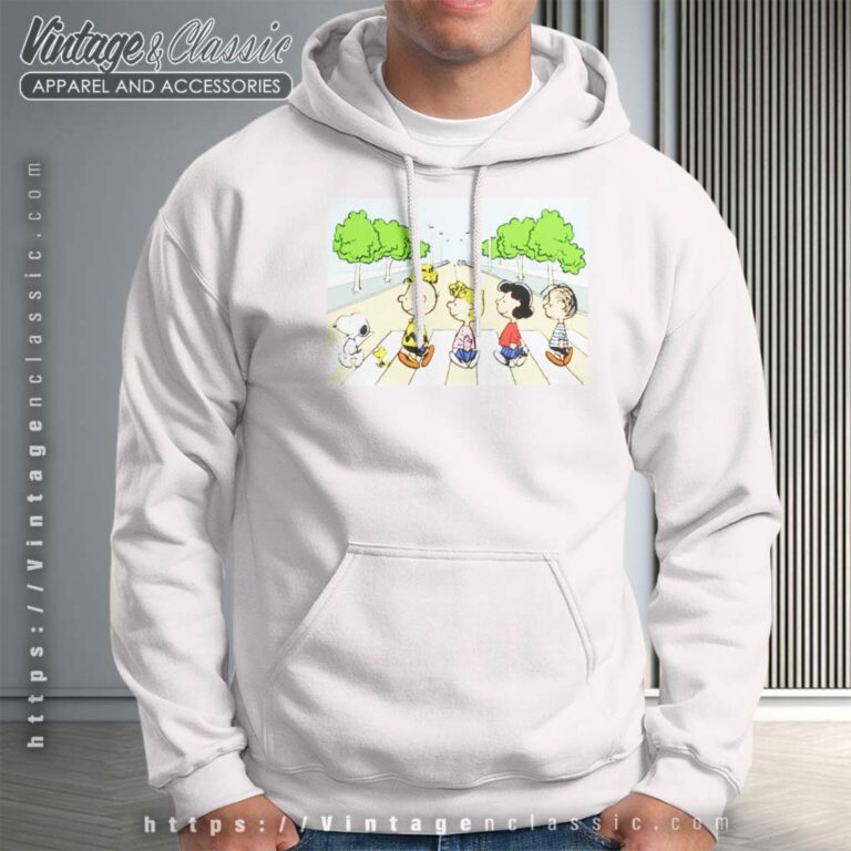 Peanuts Snoopy Charlie Brown Crosswalk Hoodie Peanuts Snoopy Charlie Brown Crosswalk Hoodie